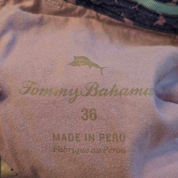 Tommy Bahama Flat Front Shorts Purple Casual Style Mens Size 36 - Picture 3 of 7